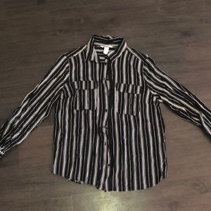 Striped H&M button up